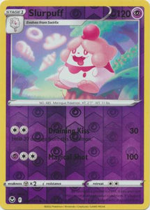 Slurpuff 084/195 SWSH Silver Tempest Reverse Holo Uncommon Pokemon Card TCG Near Mint 