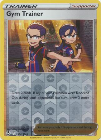 Gym Trainer 158/195 SWSH Silver Tempest Reverse Holo Uncommon Trainer Pokemon Card TCG Near Mint