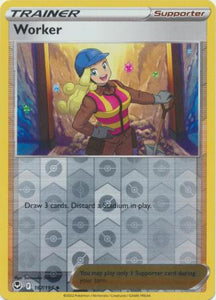 worker pokemon card Worker (Full Art) 195/195