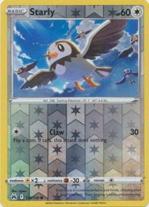 Starly 110/159 Crown Zenith Reverse Holo Common Pokemon Card TCG Near Mint