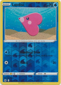 Luvdisc 035/159 SWSH Crown Zenith Reverse Holo Common Pokemon Card TCG Near Mint