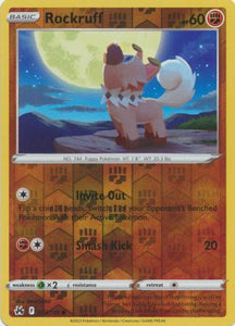 Rockruff 073/159 Crown Zenith Reverse Holo Common Pokemon Card TCG Near Mint