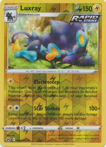 Luxray 043/159 SWSH Crown Zenith Reverse Holo Rare Pokemon Card TCG Near Mint