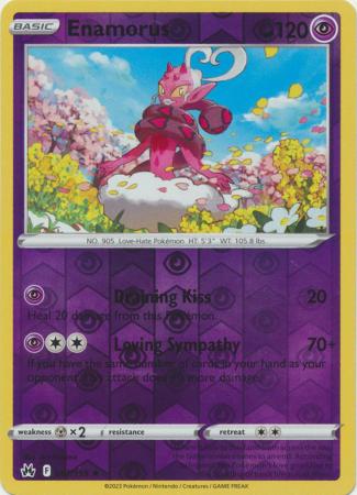 Enamorus 067/159 SWSH Crown Zenith Reverse Holo Rare Pokemon Card TCG Near Mint