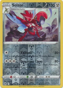 Scizor 086/159 SWSH Crown Zenith Reverse Holo Rare Pokemon Card TCG Near Mint