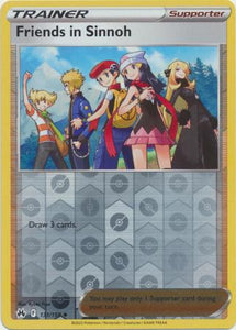 Friends in Sinnoh 131/159 SWSH Crown Zenith Reverse Holo Uncommon Trainer Pokemon Card TCG Near Mint 