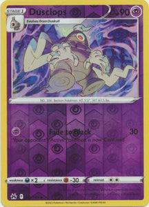 Dusclops 063/159 SWSH Crown Zenith Reverse Holo Uncommon Pokemon Card TCG Near Mint 