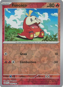 Fuecoco 036/198 SV Scarlet and Violet Base Set Reverse Holo Common Pokemon Card TCG Near Mint