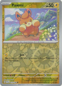 Pawmi 073/198 SV Scarlet and Violet Base Set Reverse Holo Common Pokemon Card TCG Near Mint