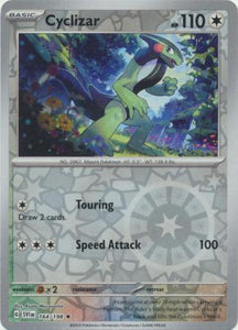 Cyclizar 164/198 SV Scarlet and Violet Base Set Reverse Holo Rare Pokemon Card TCG Near Mint