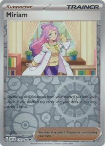 Miriam 179/198 SV Scarlet and Violet Base Set Reverse Holo Uncommon Trainer Pokemon Card TCG Near Mint