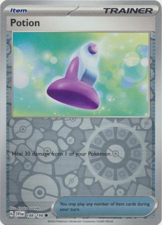 Potion 188/198 SV Scarlet and Violet Base Reverse Holo Common Trainer Pokemon Card TCG Near Mint