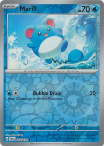 Marill 044/193 SV Paldea Evolved Reverse Holo Common Pokemon Card TCG Near Mint