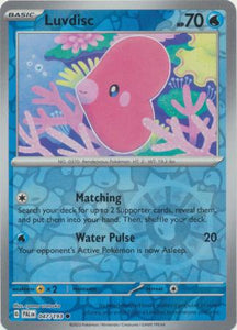 Luvdisc 047/193 SV Paldea Evolved Reverse Holo Common Pokemon Card TCG Near Mint