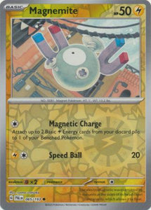 Magnemite 065/193 SV Paldea Evolved Reverse Holo Common Pokemon Card TCG Near Mint