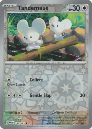 Tandemaus 166/193 SV Paldea Evolved Reverse Holo Common Pokemon Card TCG Near Mint