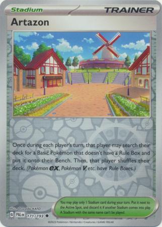 Artazon 171/193 SV Paldea Evolved Reverse Holo Uncommon Trainer Pokemon Card TCG Near Mint