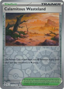 Calamitous Wasteland 175/193 SV Paldea Evolved Reverse Holo Uncommon Trainer Pokemon Card TCG Near Mint