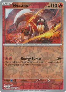 Heatmor 039/197 SV Obsidian Flames Reverse Holo Common Pokemon Card TCG Near Mint