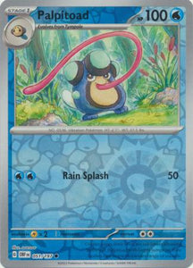 Palpitoad 051/197 SV Obsidian Flames Reverse Holo Common Pokemon Card TCG Near Mint