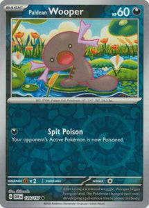 Paldean Wooper 126/197 SV Obsidian Flames Reverse Holo Common Pokemon Card TCG Near Mint