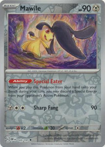 Mawile 143/197 SV Obsidian Flames Reverse Holo Uncommon Pokemon Card TCG Near Mint 