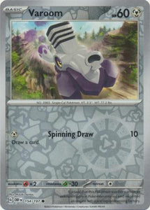 Varoom 154/197 SV Obsidian Flames Reverse Holo Common Pokemon Card TCG Kawaii Collector Varoom 154/197 SV Obsidian Flames Reverse Holo Common Pokemon Card TCG Kawaii Collector