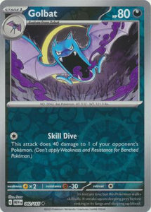 Golbat 042/165 SV 151 Set Reverse Holo Uncommon Pokemon Card TCG Near Mint 