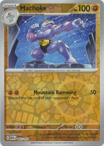 Machoke 067/165 SV 151 Set Reverse Holo Uncommon Pokemon Card TCG Near Mint 