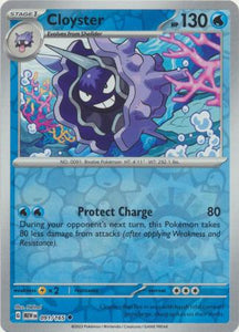 Cloyster 091/165 SV 151 Set Reverse Holo Uncommon Pokemon Card TCG Near Mint 