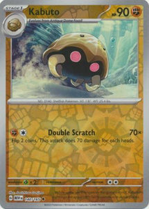 Kabuto 140/165 SV 151 Set Reverse Holo Uncommon Pokemon Card TCG Near Mint 