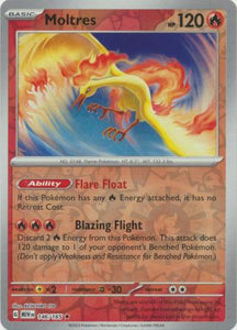 Moltres 146/165 SV 151 Set Reverse Holo Rare Pokemon Card TCG Near Mint