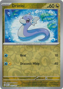 Dratini 147/165 SV 151 Set Reverse Holo Common Pokemon Card TCG Near Mint