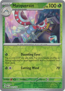 Masquerain 002/182 SV Paradox Rift Reverse Holo Uncommon Pokemon Card TCG Near Mint 