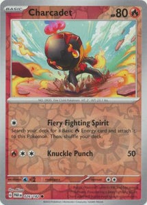 Charcadet 026/182 SV Paradox Rift Reverse Holo Common Pokemon Card TCG Near Mint