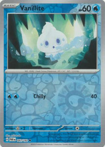 Vanillite 043/182 SV Paradox Rift Reverse Holo Common Pokemon Card TCG Near Mint