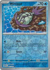 Wimpod 047/182 SV Paradox Rift Reverse Holo Common Pokemon Card TCG Near Mint