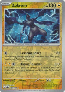Zekrom 066/182 SV Paradox Rift Reverse Holo Rare Pokemon Card TCG Kawaii Collector Zekrom 066/182 SV Paradox Rift Reverse Holo Rare Pokemon Card TCG Kawaii Collector