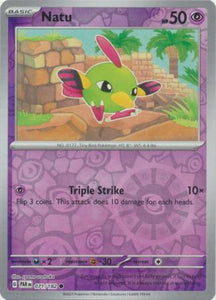 Natu 071/182 SV Paradox Rift Reverse Holo Common Pokemon Card TCG Near Mint