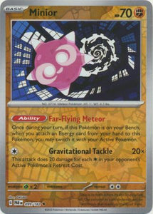 Minior 099/182 SV Paradox Rift Reverse Holo Uncommon Pokemon Card TCG Near Mint 