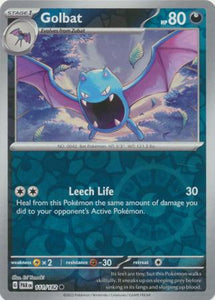 Golbat 111/182 SV Paradox Rift Reverse Holo Common Pokemon Card TCG Near Mint