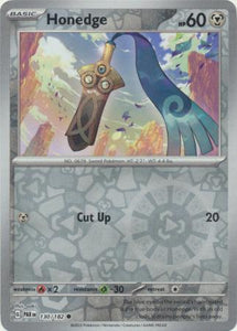 Honedge 130/182 SV Paradox Rift Reverse Holo Common Pokemon Card TCG Near Mint