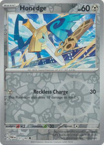 Honedge 131/182 SV Paradox Rift Reverse Holo Common Pokemon Card TCG Near Mint