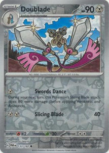 Doublade 133/182 SV Paradox Rift Reverse Holo Common Pokemon Card TCG Near Mint