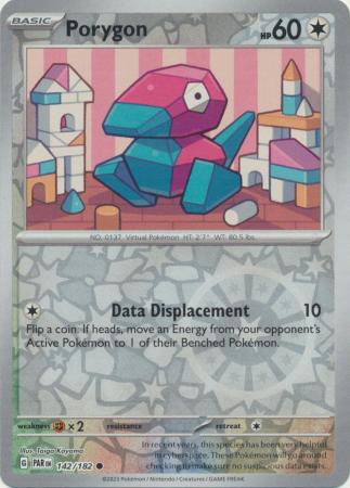 156 142 pokemon card Porygon 142/182 SV Paradox Rift Reverse Holo Common Pokemon Card TCG – Kawaii Collector