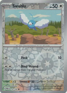 Swablu 152/182 SV Paradox Rift Reverse Holo Common Pokemon Card TCG Near Mint