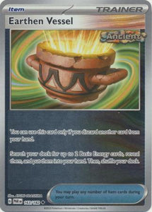 Earthen Vessel 163/182 SV Paradox Rift Reverse Holo Uncommon Trainer Pokemon Card TCG Near Mint 