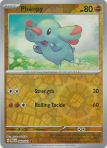 Phanpy 048/091 SV Paldean Fates Reverse Holo Common Pokemon Card TCG Near Mint
