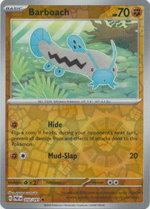 Barboach 050/091 SV Paldean Fates Reverse Holo Common Pokemon Card TCG Near Mint