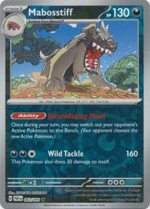 Mabosstiff 063/091 SV Paldean Fates Reverse Holo Rare Pokemon Card TCG Near Mint